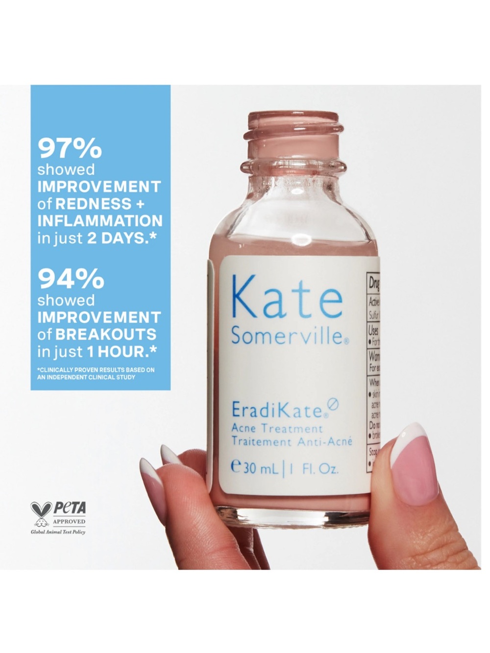 NEW Kate Somerville EradiKate Acne Treatment 10% Sulfur Spot Treatment - Picture 2 of 6